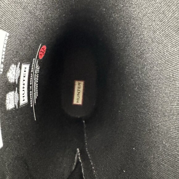 Hunter Original Back Adjustable Short Rain Boots Womens 9 Matte Black WFS1013RMA - Picture 8 of 11